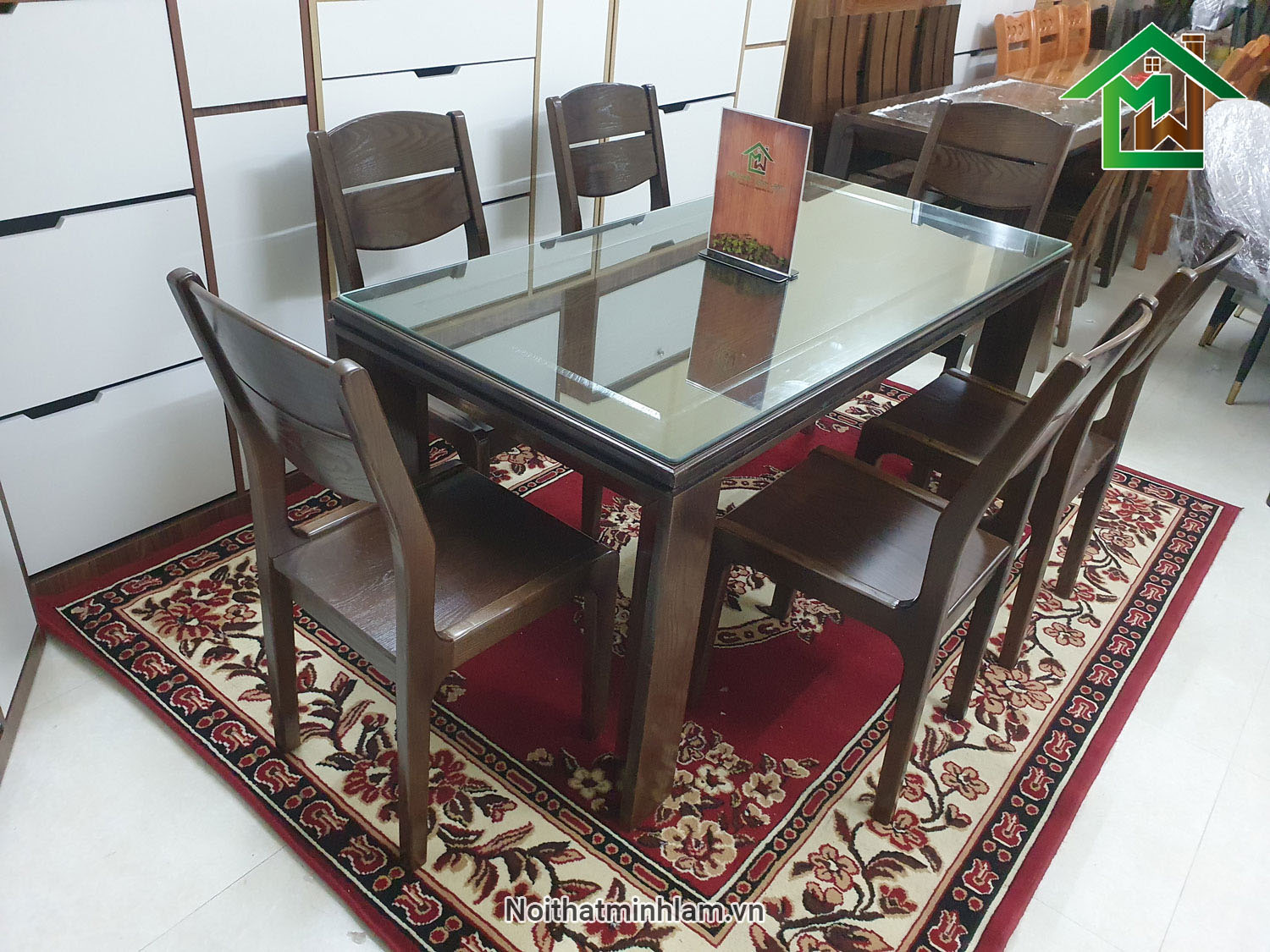 Bo ban an go soi 6 ghe BG160A - Noithatminhlam (10)