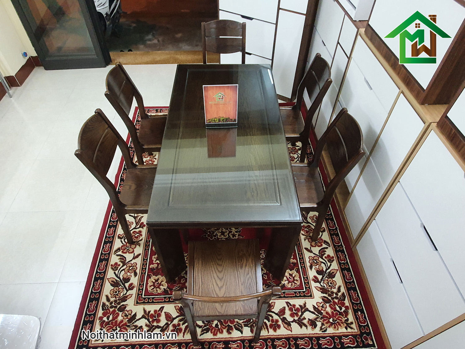 Bo ban an go soi 6 ghe BG160A - Noithatminhlam (12)