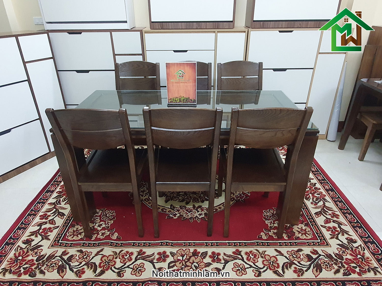 Bo ban an go soi 6 ghe BG160A - Noithatminhlam (3)