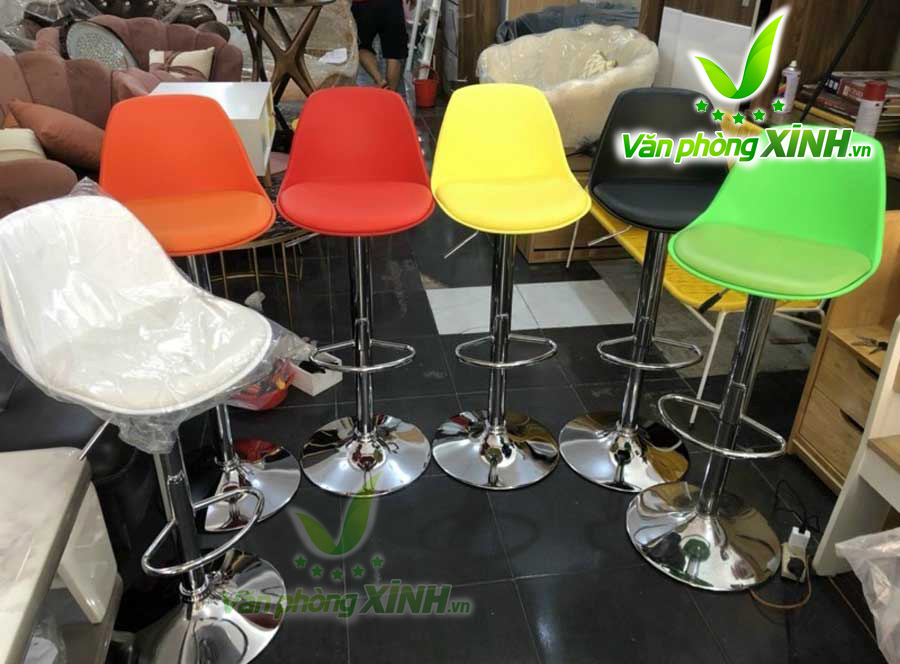 Ghe Bar Xoay Mat dem chan Ma Crom GBX05 (6)